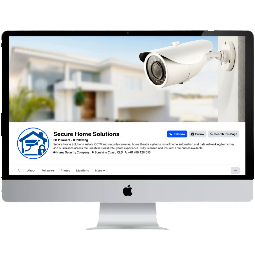 Secure Home Solutions website